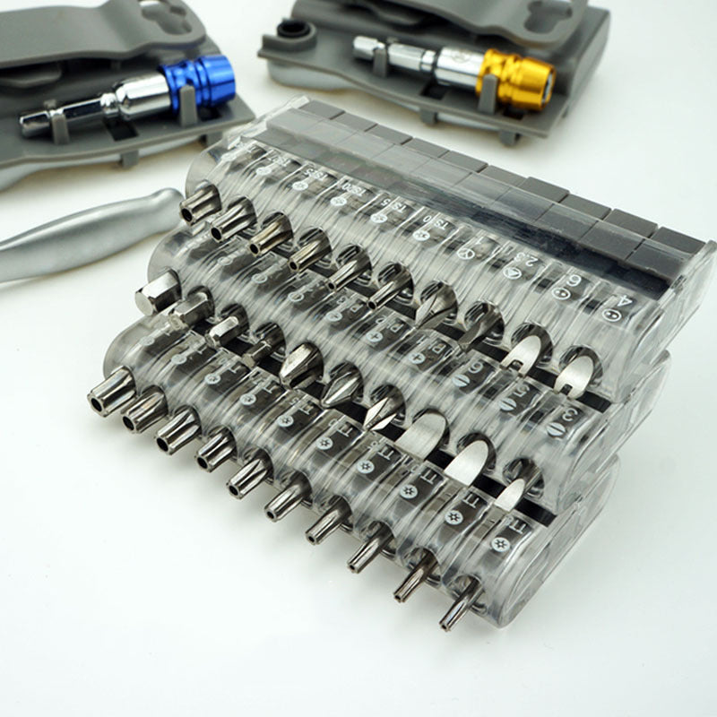 Mini screwdriver combination set positive and negative