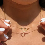 Heart Necklace with rotating rose gift box
