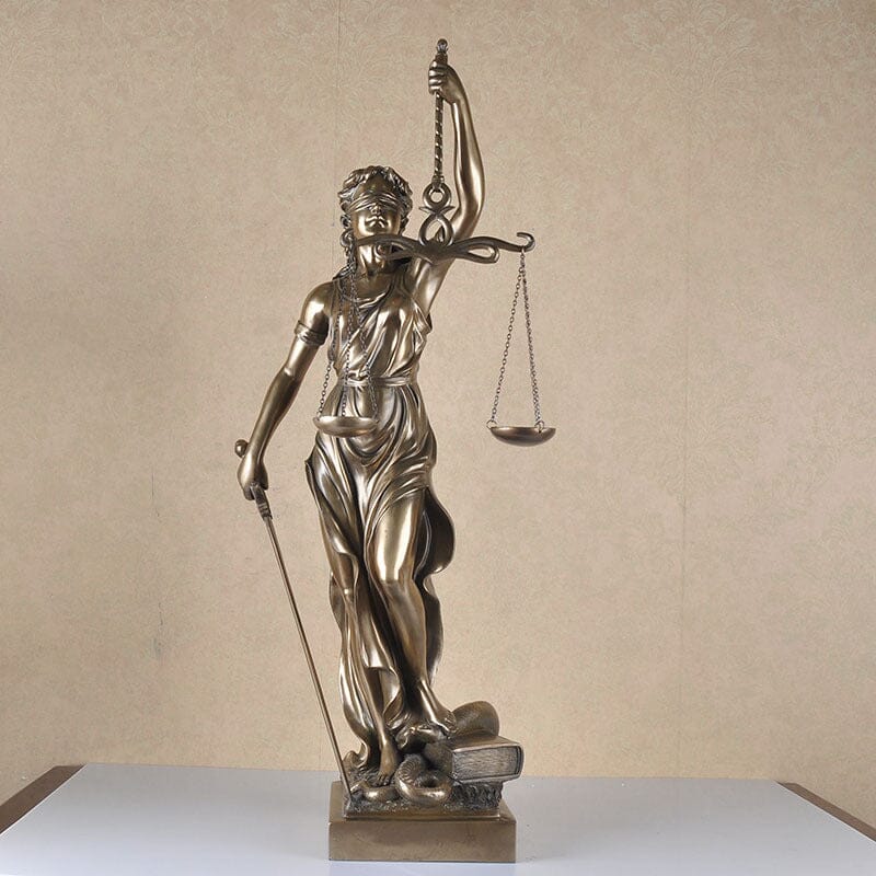 Decoration statue of the goddess of justice
