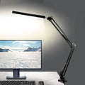 LED Foldable Long Arm Clip Eye Protection USB Reading Table Lamp