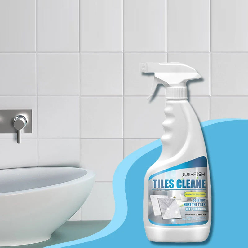 Tile joint cleaner spray device