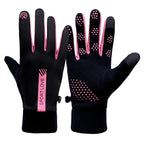 Waterproof finger touchscreen gloves, non-slip and cold-resistant