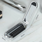 MirrorFlex Travel Mirror Hair Brush | Foldable & Compact | Practical Styling on the Go