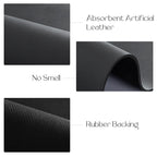 Kitchen superabsorbent drying mat