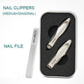 Nail Clipper Set, with 2 Nail Clippers & 1 Nail FileÔºåfor Both Your Fingers & Toes