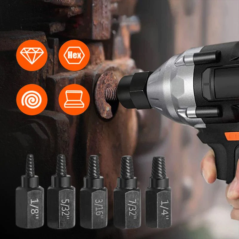 Screw and Bolt Remover Set