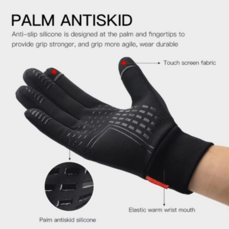 Winter Touch Screen Running and Fitness Gloves Full Finger for Men and Women