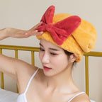 Super absorbent hair towel wrap