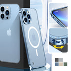 Metal Frame Magnetic Charging Case For iPhone