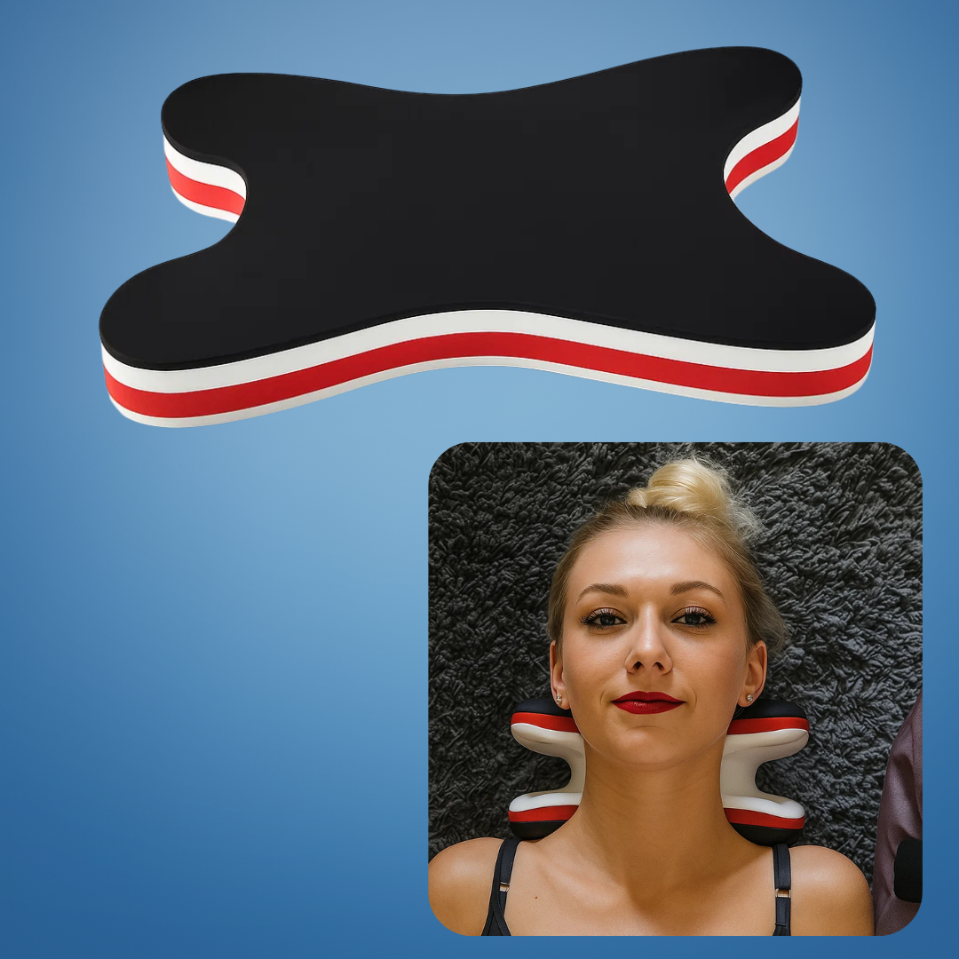 Instant Neck & Shoulder Relief – Compact Lightweight Anti-Slip Design – Desk Workers Travellers