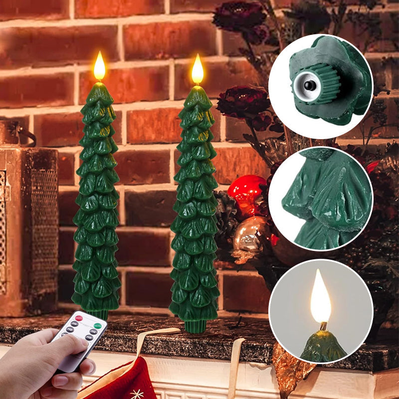 LED Christmas Tree Candles with Remote