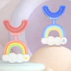 Silicone Children's Toothbrush U-Design Rainbow