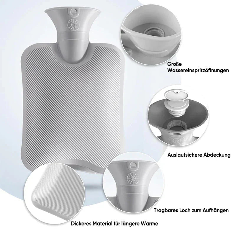 WarmCush – Reusable Plush Hot Water Bottle with Hip Cushion