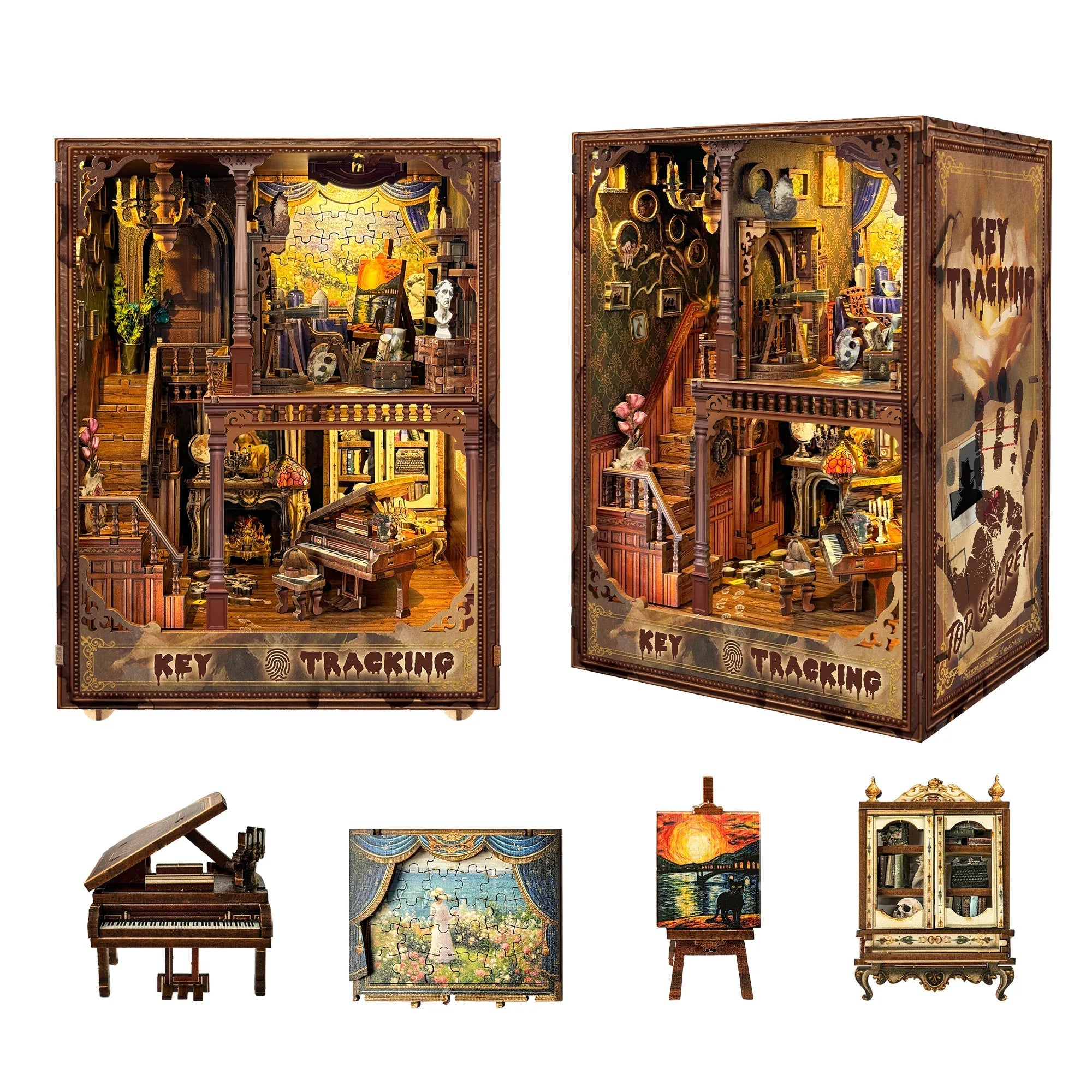 Key Tracking DIY Book Nook Kit