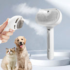 With massage effect & easy-clean button for stress-free grooming