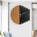 Large Wooden Clock for Interiors