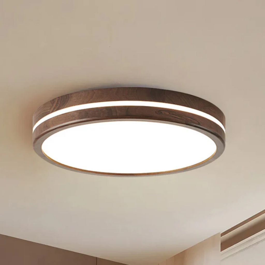 Stylish Wooden LED Ceiling Lamp
