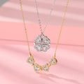 Hollow Four Leaf Clover Necklace