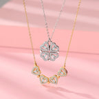 Hollow Four Leaf Clover Necklace