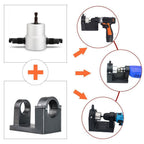 Nibbler Cutter Drill Attachment Double Head Metal Sheet
