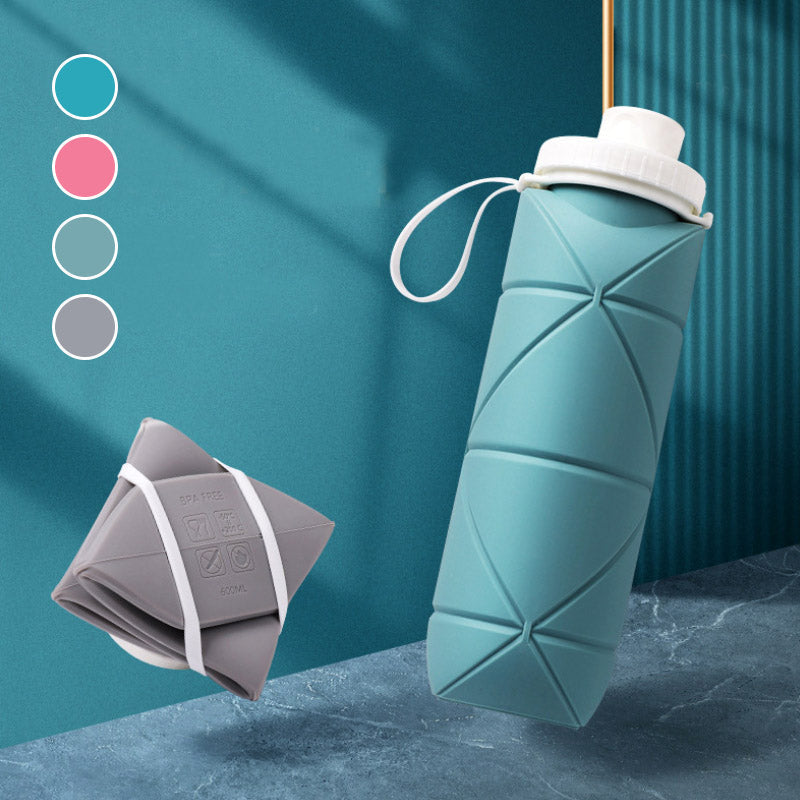 Foldable Water Bottle Made of Silicone