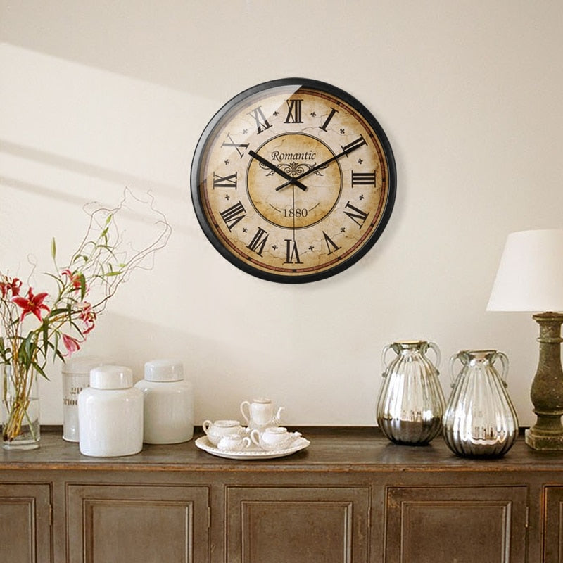ClassicTick - Vintage Metal Clock