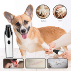 Pet Nail Grinder | Quiet & Safe Claw Trimmer | Rechargeable USB Grooming Tool