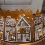 LED Gingerbread House Christmas Tree Collar Tree Skirt