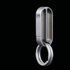 Titanium Alloy Men's Belt Buckle Keychain - Durable, Stylish, Non-Fading Lock