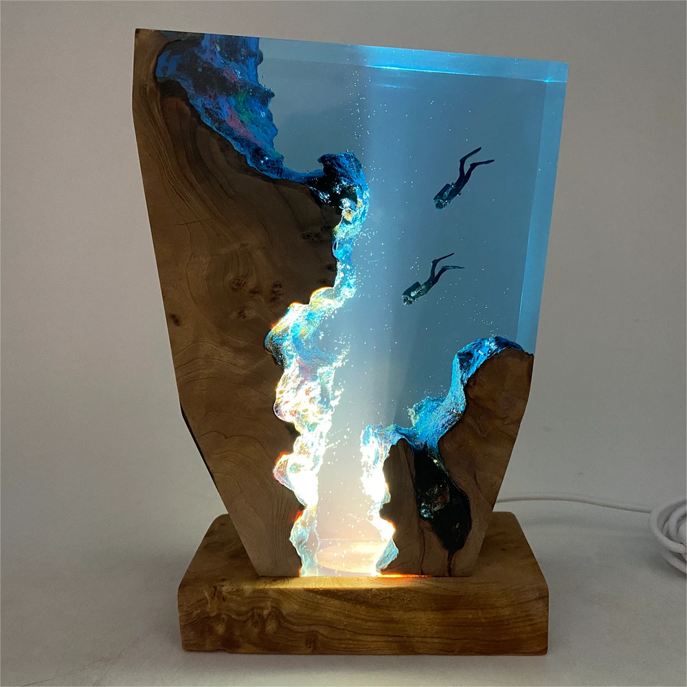 Abyss Aurora: Dive into illuminated depths