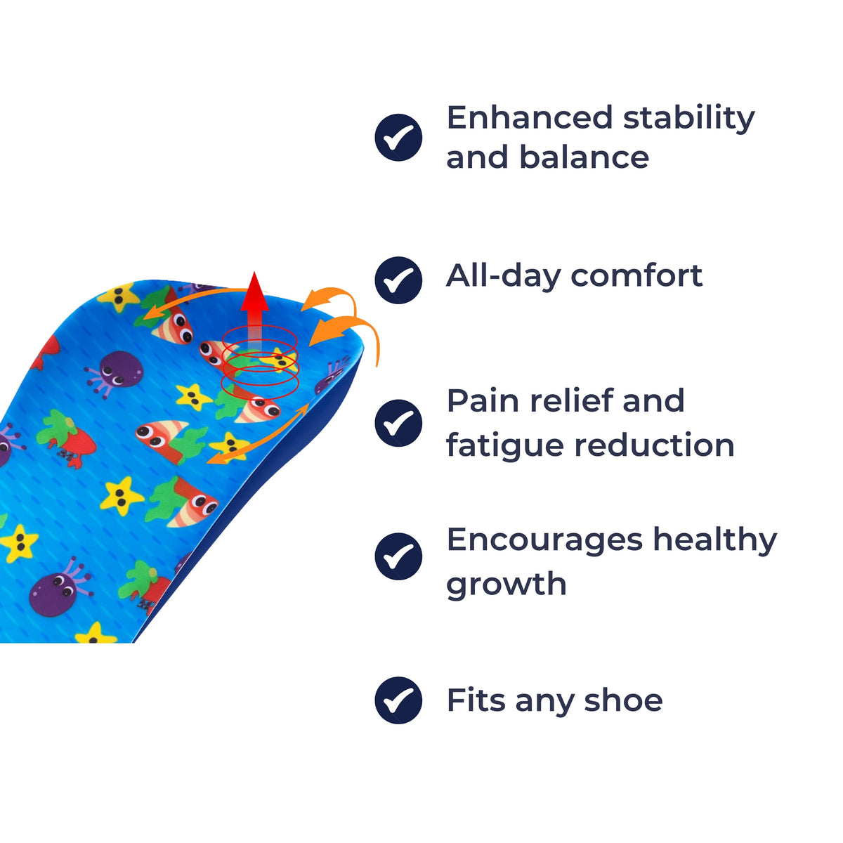 Flat Feet Support – Firm Arch Structure – Comfort & Stability for Active Feet