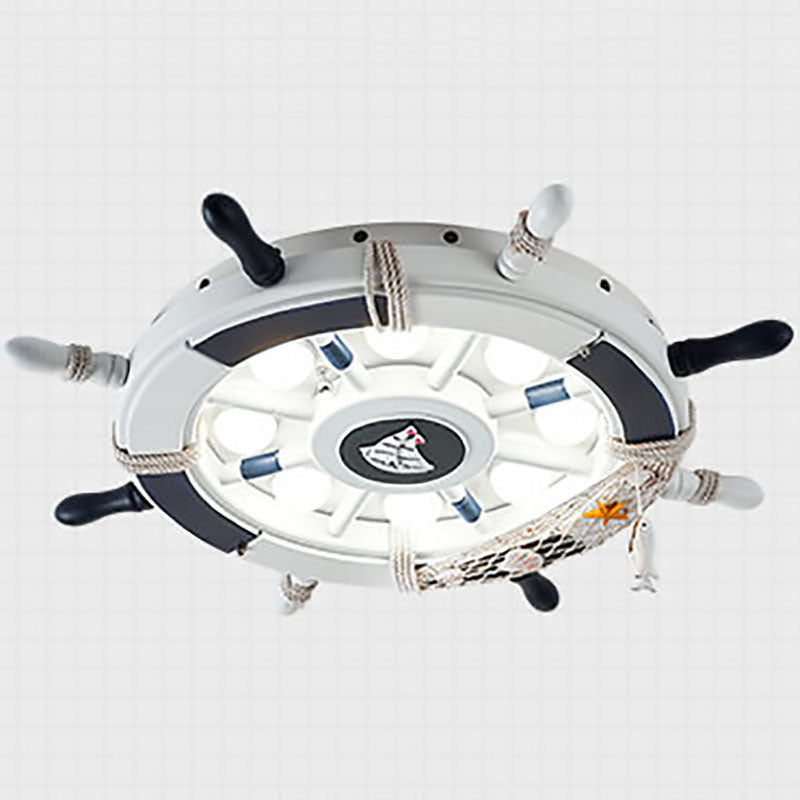 NautiGlow Children's Room LED Ceiling Lamp | Sailboat Design | Cartoon Style | Ambient Lighting