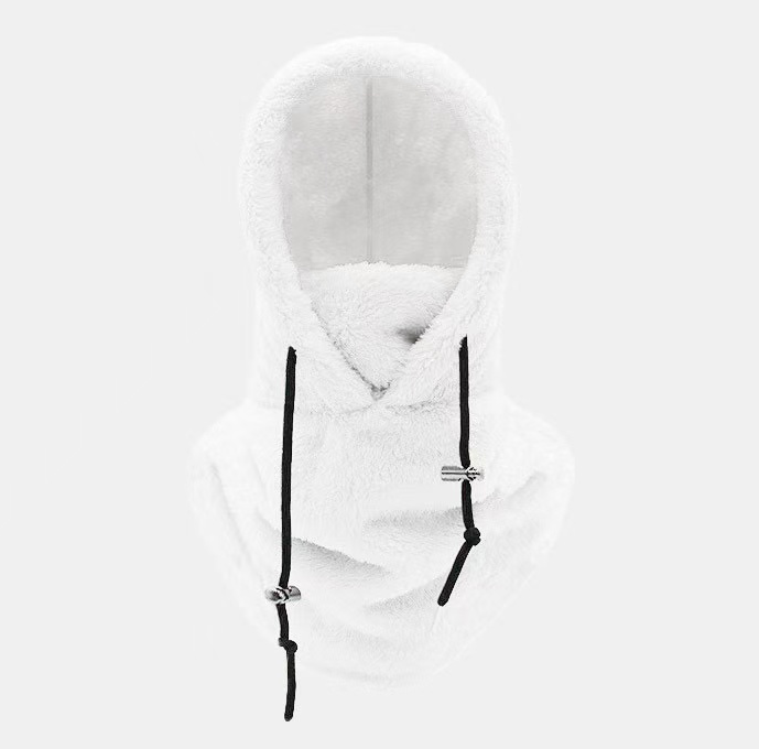 Ski mask with Sherpa hood