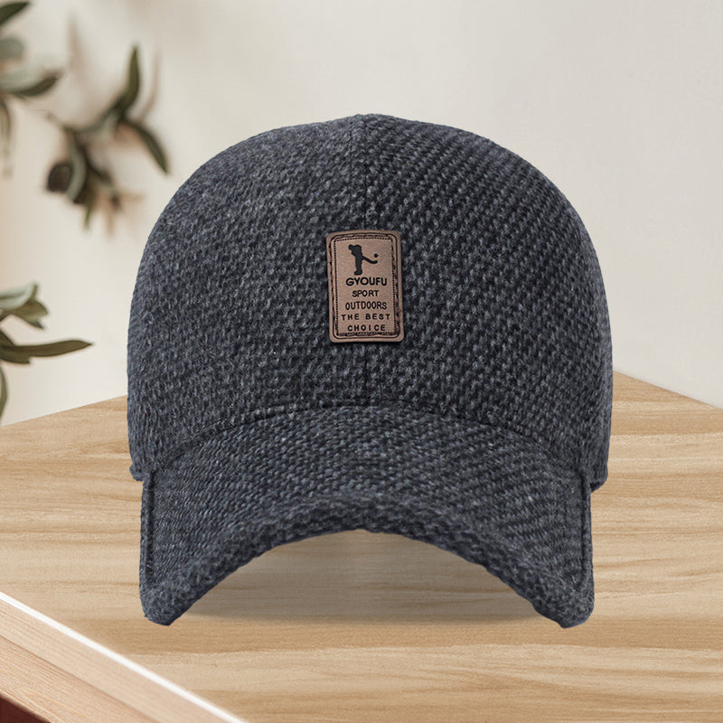 Winter baseball cap with ear protectors