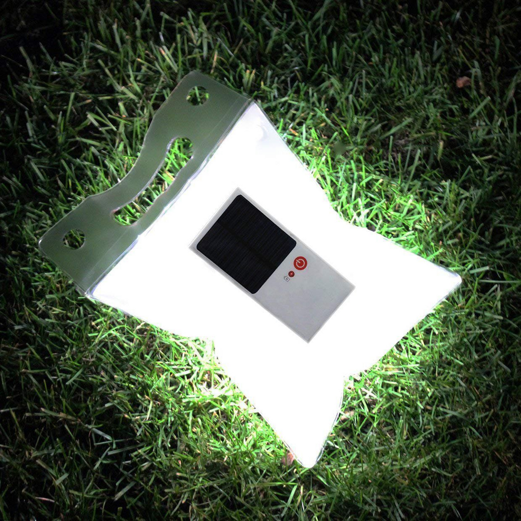 Solar lamp in transparent bag – Energy-saving LED lamp for garden and outdoor use