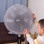 Protective net for electric fans