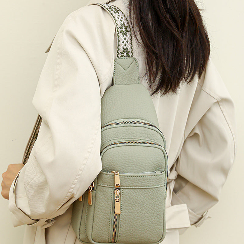 Women's Casual Zipper Belt Bag