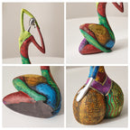 Abstract Colorful Woman Statue
