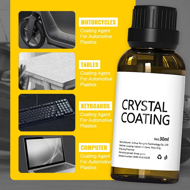 Coating agent for automotive plastics