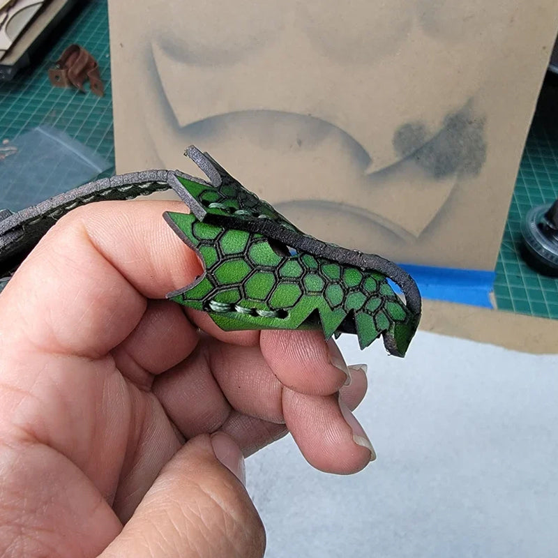 Leather Hand Dragon Bracelet