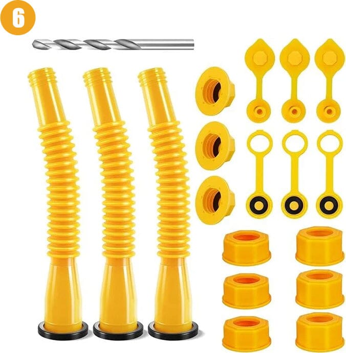 Upgrade Replacement Fuel Can Spout with Flexible Nozzle