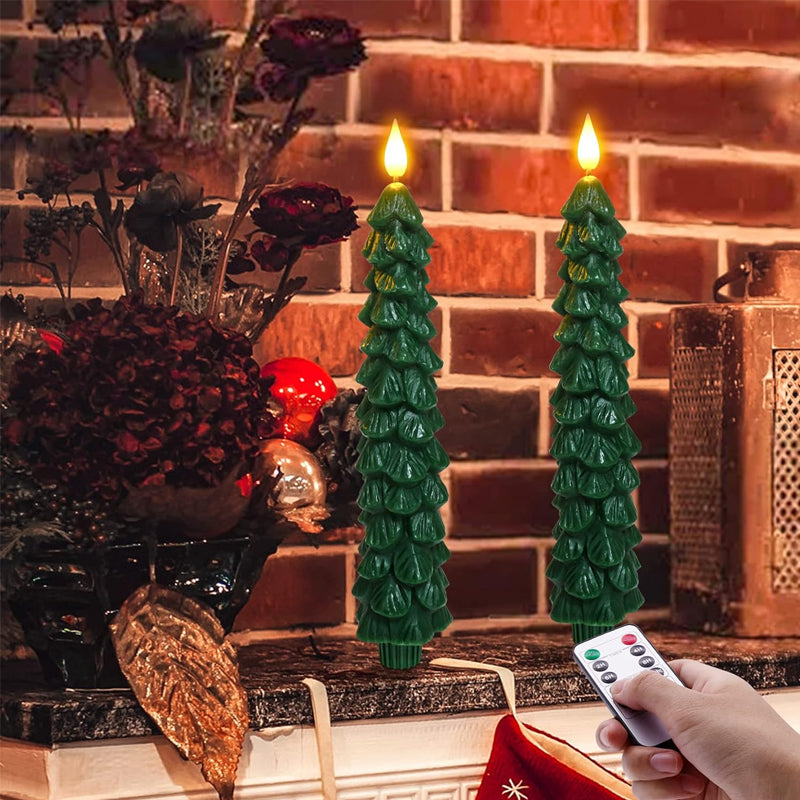 LED Christmas Tree Candles with Remote