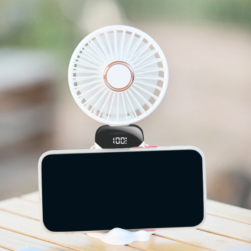 Portable electric cold compressor cooling fan