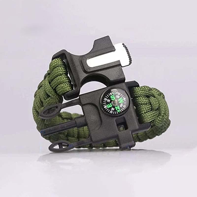 Multi-Functional Survival Paracord Bracelet