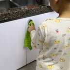 Round self-adhesive towel hooks for the kitchen