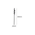 Screws with screw-shaped shaft