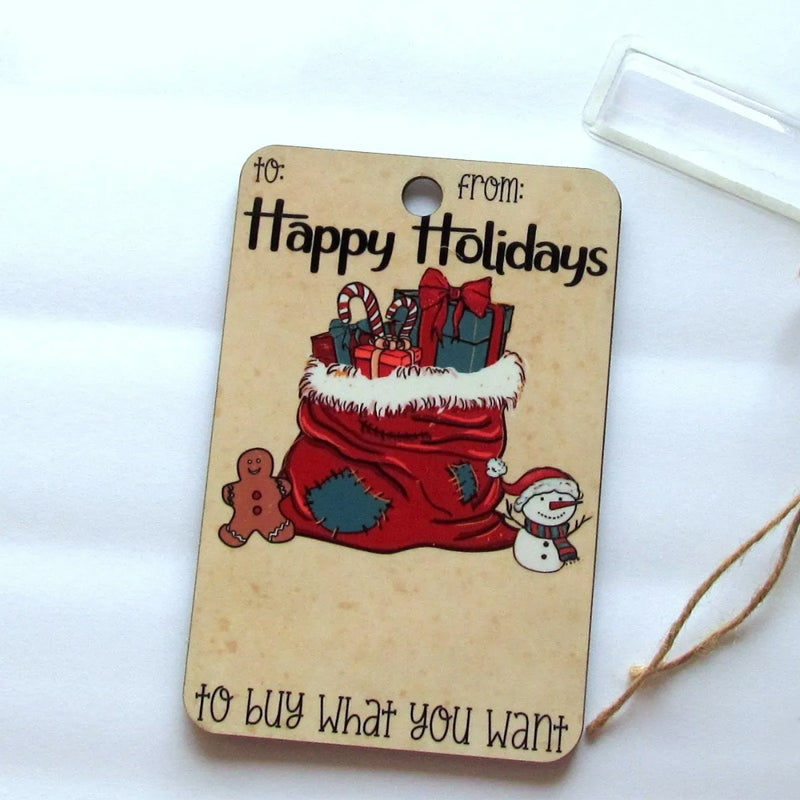 Santa Christmas money holder
