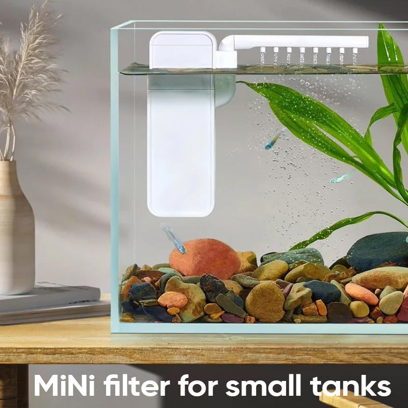 Quiet Fish Tank Aquarium Wall-Mounted Water Filter