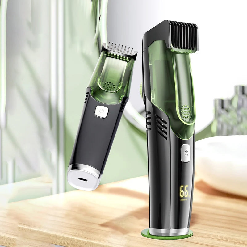 Vacuum beard trimmer - 20 lengths and styles adjustable