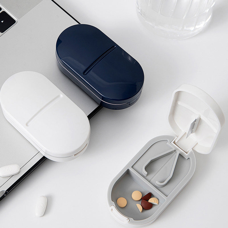 Medicine Pill Cutter Box